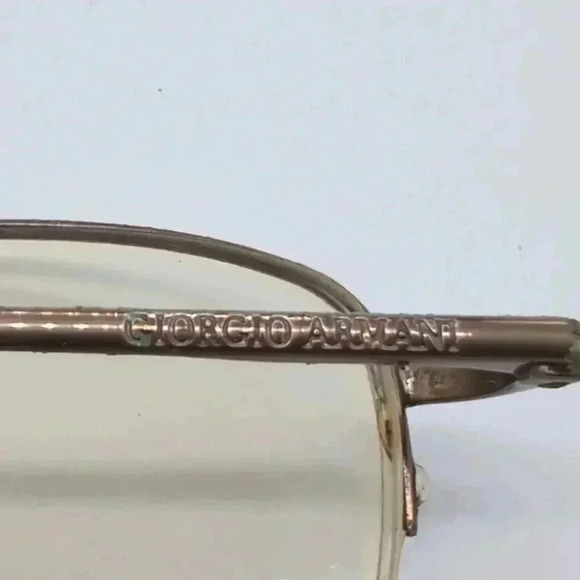 Giorgio Armani frame glasses 135 GA 10 2F2 Made in Italy Brooks Brothers case - Picture 3 of 10